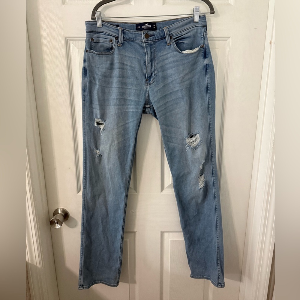 Hollister California Men’s Ripped Slim Straight advanced stretch W34/L34